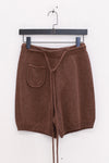 SWAYING 25 Early Autumn Pocket Straight Short Casual Pants SW-SW25PF3B09C3-ZONG Brown SW25PF3B09